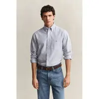 Gant Hemd Herren Reg Classic Oxford Stripe Shirt College Blue-XL