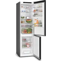 Bosch Serie 4 KGN39EXCF, 363 l, SN-T, 10 kg/24h, C, Fresh Zone Fach, Schwarz, Edelstahl