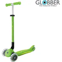 Globber Primo Foldable Plus Lights gruen/limette