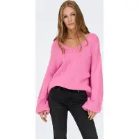 JDY V-Ausschnitt-Pullover "JDYDINEA L/S REVERSIBLE PULLOV. KNT NOOS" Kunstfaser, regular fit