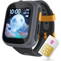 TCL Telekom MT48 Kinder Smartwatch in Nebula Grey mit Telekom Tarif