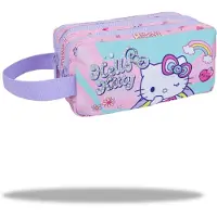 Patio Großes Schul-Federmäppchen mit drei Fächern, COOLPACK HELLO KITTY, geräumig