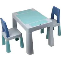 Thermobaby Multiplay Aktivitätentisch mit 2 Stühlen, multifunktional