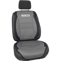Sparco 6922516328376 Ergonomische Rückenlehne Farbe, Schwarz/Grau