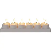 Annas collection Teelicht wiederaufladbar 5 x 3,8 cm weiß s12 (wit)