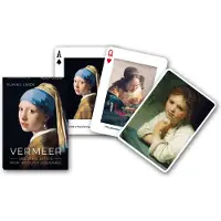 Piatnik - Einzelspiel Vermeer | 1x 55 Spielkarten, Schwarz und Rot