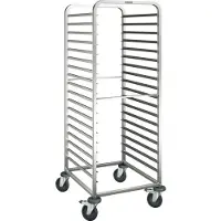 BLANCO B.PRO Regal- und Tablettabräumwagen Regalwagen RWR 161, Höhe: 1645 mm