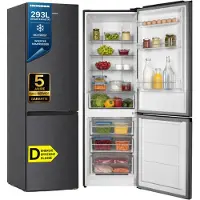Heinner HCNF-HM293INVDGD Kühl-Gefrierkombination 293 L, No Frost, Inverter, Anthrazitgrau