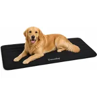 Flamingo hundebett - katzenbett orthopädisch Dreambay schwarz XXL - hochwertige