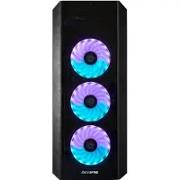 Chieftec Scorpion 3, Tower, PC, Schwarz, ATX, micro ATX, Mini-ITX, SPCC, Gehärtetes Glas, Blau, Grün, Rot