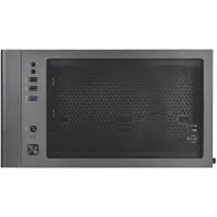 Thermaltake S100 TG, Micro Tower, PC, Schwarz, micro ATX, Mini-ITX, SPCC, 16,5 cm