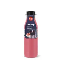 Tefal Isolierflasche "Trinkflasche Bludrop", orange (koralle), H:21,5cm, Edelstahl, Trinkflaschen, Isolierflasche, Edelstahl, Quick-Press Deckel, 360 Trinkgenuss, 12h warm/24h kühl