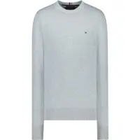 Tommy Hilfiger Pima Cotton Cashmere Sweater Light Grey Heather Größe: L | Pullover Outlet | Herren | Grau