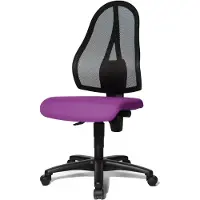 Sonstiges Topstar Bürostuhl Open Point P, OP100 G03 Stoff lila, Gestell schwarz