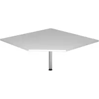 Hjh OFFICE PRO LT12 - Trapezplatte 120x120 Grau