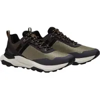 Timberland Mens Low Lace UP Sneaker dkgrymesh w blk 11
