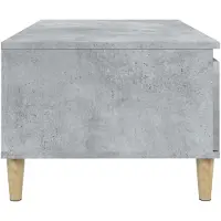 vidaXL Couchtisch Betongrau 90x50x36,5 cm Holzwerkstoff