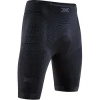 X-Bionic XCEED Ride Liner Shorts für Männer - leistungssteigernde Radunterwäsche mit schweißableitender Technologie und Wärmeregulierung, ideal für alle Wetterbedingungen - Schwarz/Grau, L