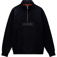 Napapijri Box Logo Halbreißverschluss-sweatshirt