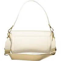 Coccinelle C-Me Lock Large Handtasche Pearl weiß genarbt