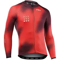 Northwave Blade Jersey LS lava red/bordeaux (168) M