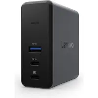 Lenovo G0AE0065EU, Kabelgebunden, USB 3.2 Gen 1 (3.1 Gen 1) Type-C, 60 W, Schwarz, Grau, MicroSD (TransFlash), 3840 x 2160 Pixel