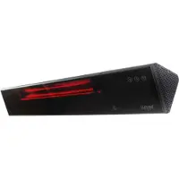 Outtrade SUNRED Smart Heater Proglax Gastro Wall / Hanging Black 2000W
