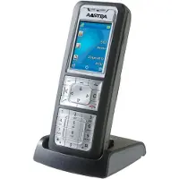 Aastra 632d v2, DECT-Telefon, Kabelloses Mobilteil, 200 Eintragungen, Schwarz, Silber