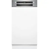 Bosch Serie 4 SPI4EMS02D, Halb integriert, Single (45 cm breit), Gebürsteter Stahl, Tasten, 1,75 m, 2,05 m