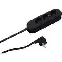 Sonstiges SMART Steckdosenleiste 3x Schutzkontakt, geschraubt, schwarz, 3 m