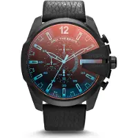 Diesel DZ4323 Mega Chief Chronograph Schwarzes Zifferblatt Herrenuhr