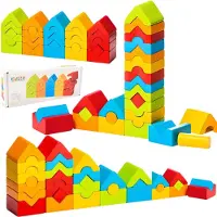 Cubika Holzspielzeug, Bausatz „Türme“