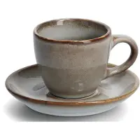 Zeller Espressotasse, (Set, 8 tlg., 4 Tassen und 4 Untertassen), spülmaschinengeeignet, 8-teilig (4 Tassen, 4 Untertassen)