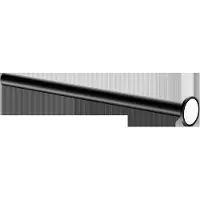 Keuco REVA Handtuchhalter, 1-armig, starr, 450mm Tiefe, 12820370000, Farbe: Schwarz Matt