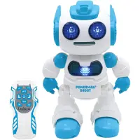 Lexibook POWERMAN Shoot STEM-Roboter mit Schaumstoffscheiben-Launcher