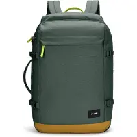 Pacsafe GO Carry-on Rucksack 44L jet spruce grün