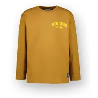 Vingino T-shirt Icon-logo-LS Junge Braun 104
