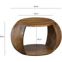 FineBuy Couchtisch Mango