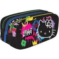 Patio Großes Schul-Federmäppchen mit drei Fächern, COOLPACK HELLO KITTY, geräumig