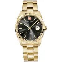 Swiss Alpine Military Herren Uhr Analog Quarz 7016.1117SAM Edelstahl