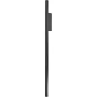 Licht-Erlebnisse Wandlampe Aluminium LED 86 cm hoch mit Schalter Schwarz länglich Farbwechsel 3000-4000 K 520 lm Modern