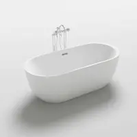 HOME DELUXE Freistehende Badewanne Codo 170 x 80 x 58 cm