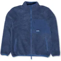 KAVU - Fleece-Pullover mit Reißverschluss &ndash; Herren &ndash; Wayside Sherpa Fleece Jacket - Wayside Sherpa Fleece Jacket Dark Navy für Herren -