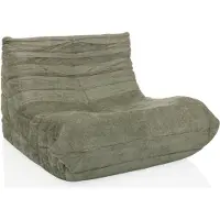 Dripio Lounge-Sessel Stoff Petrol L-Form 72x90x100 cm