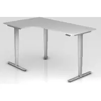Hjh OFFICE PRO XDSM 82 S - Grau 200 x 120 elektrisch höhenverstellbar