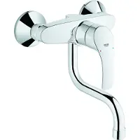 GROHE Wand-Spültischmischer Eurosmart mit Schwenkauslauf, Ausladung 150 mm, chrom - 31509003