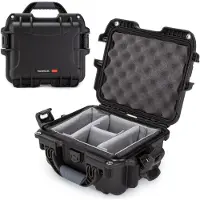 Nanuk 905 Wasserdichter Hartschalenkoffer Mit Gepolsterten Trennwänden - Schwarz