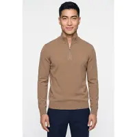 JOOP! Strickpullover "Lauriono" mit Reißverschluss, Wollmischung
