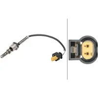 Hella Sensor Abgastemperatur geschraubt 2-polig 160 mm Kabel für MB A-KLASSE