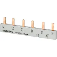 Siemens 5ST3704 Stiftsammelschiene 16mm2, 2-phasig, 6x (1PH+N), 214mm schneidbar
